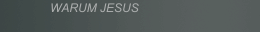 WARUM JESUS